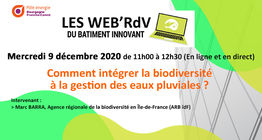 WEB'RDV du 9 d�cembre sur la biodiversit�