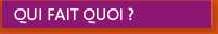 QUI FAIT QUOI ?